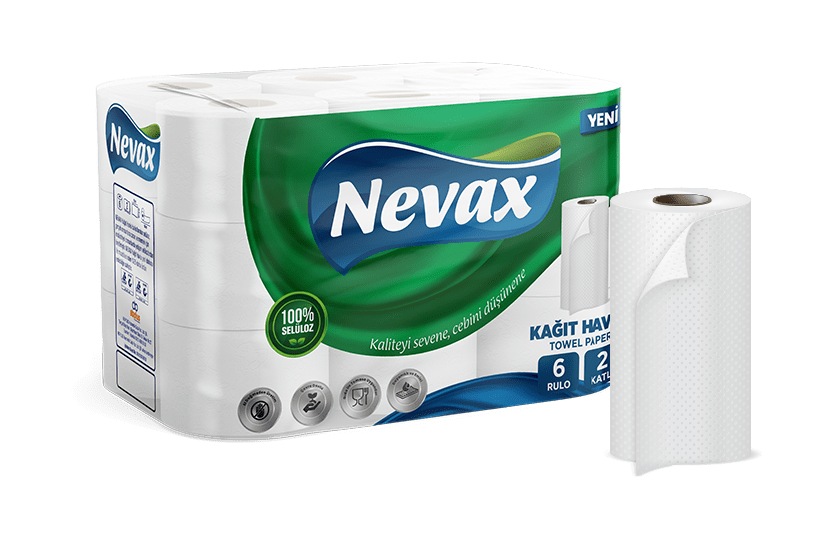 Nevax Kağıt Havlu 6'lı
